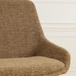Barkruk Nino-Isa H65 cm beige onderstel bruin blend