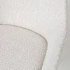 Barkruk Nino-Mae bouclé beige - zwart onderstel - 75 cm