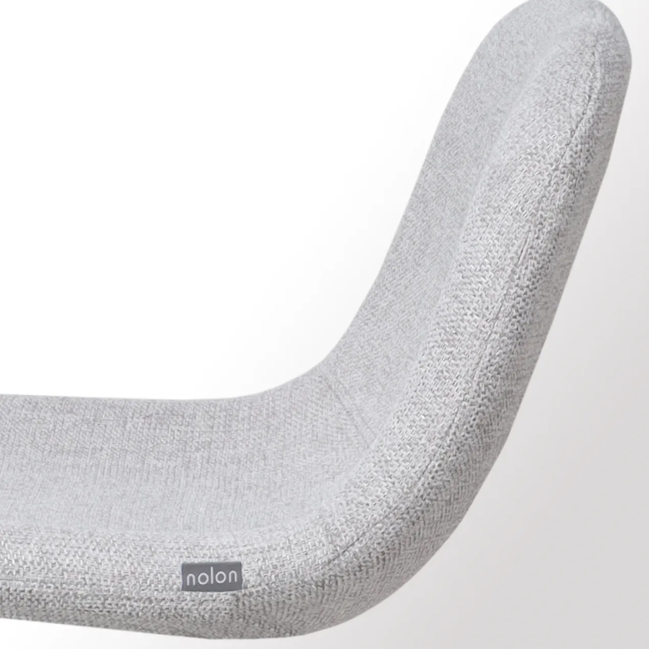 Barkruk Nino-Mats grijs - wit onderstel - 75 cm