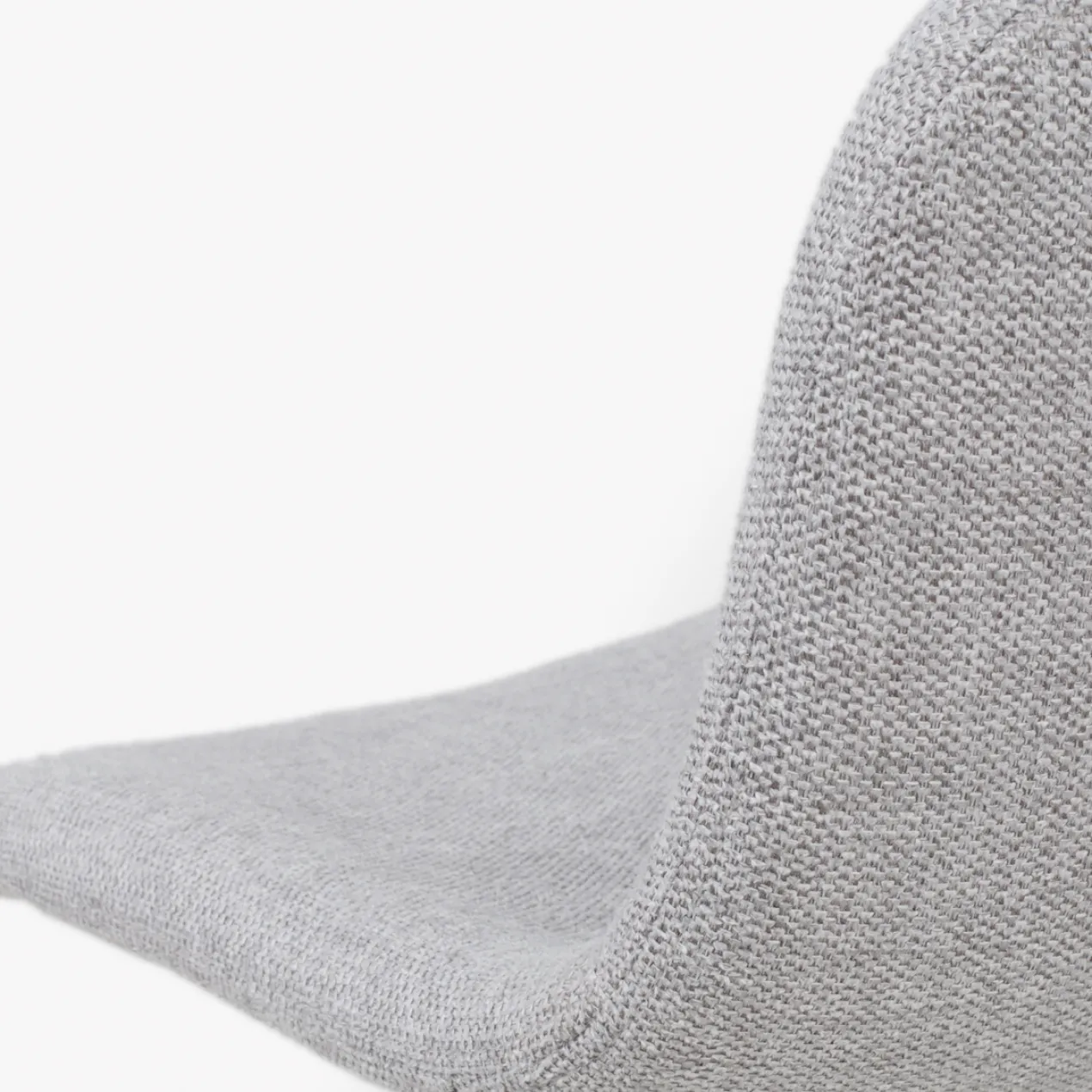 Barkruk Nino-Mats grijs - wit onderstel - 75 cm