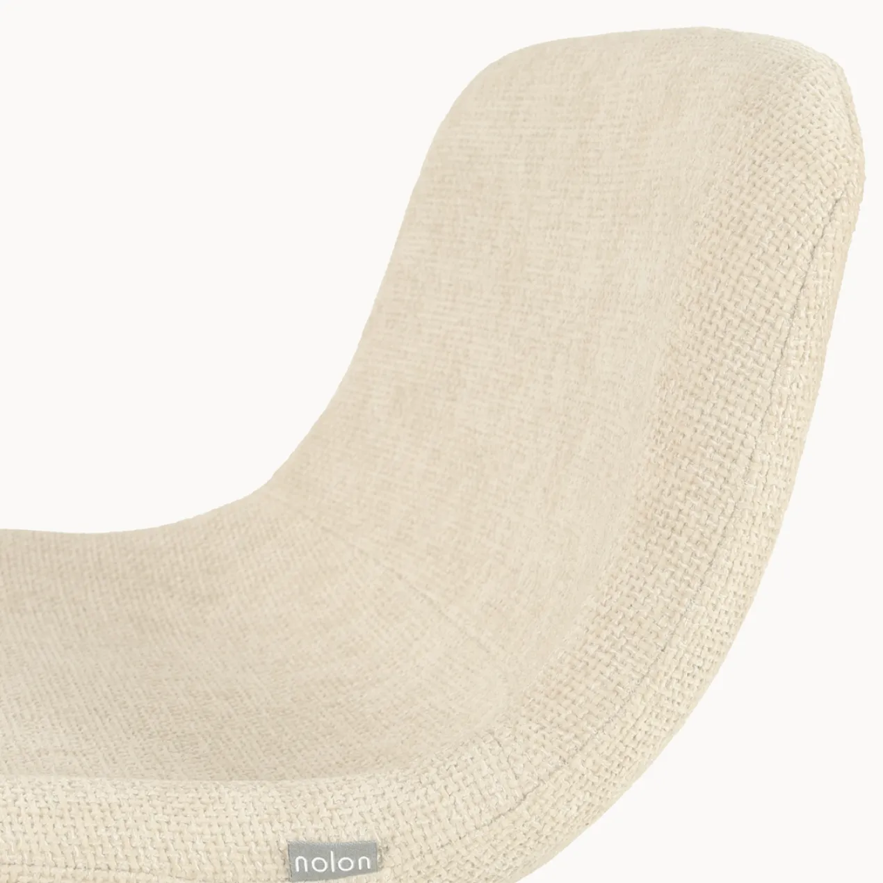 Barkruk Nino-Mats H65 cm beige onderstel cottonbeige