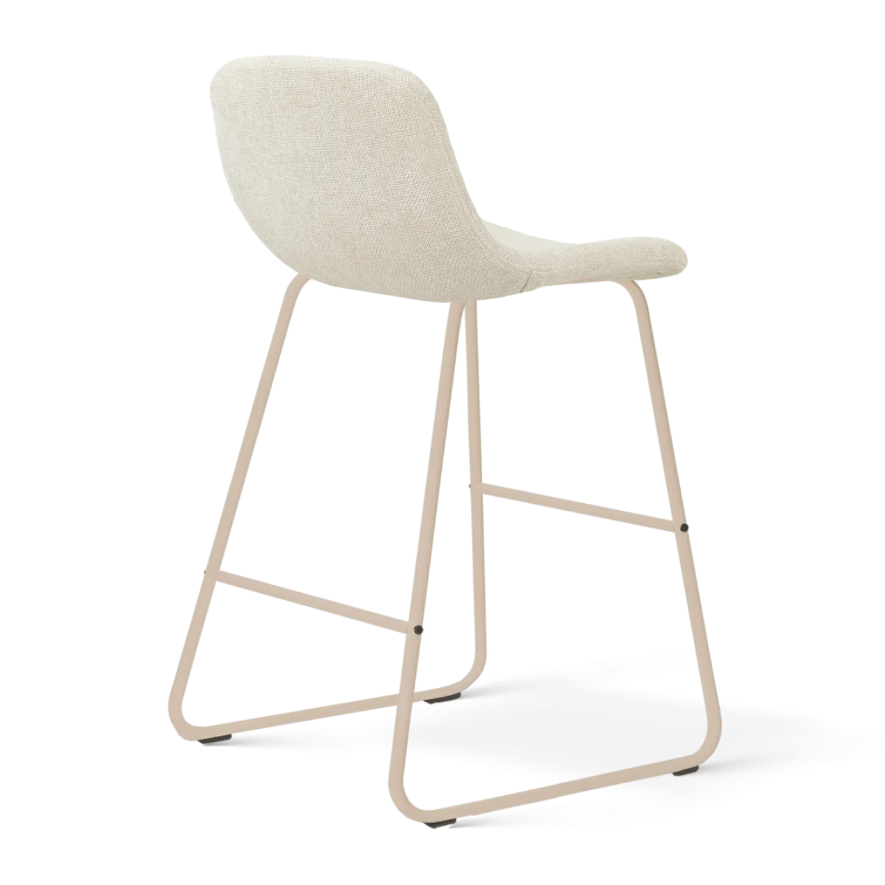 Barkruk Nino-Mats H65 cm beige onderstel cottonbeige