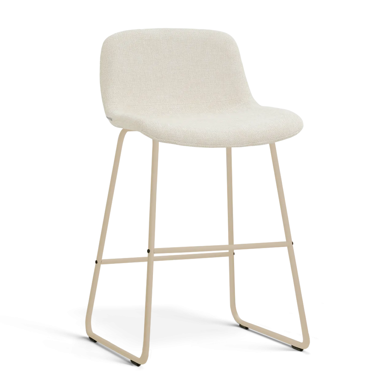 Barkruk Nino-Mats H65 cm beige onderstel cottonbeige
