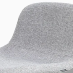 Barkruk Nino-Mats lichtgrijs - zwart - 65 cm - set van 2