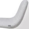 Barkruk Nino-Mats lichtgrijs - zwart onderstel - 65 cm