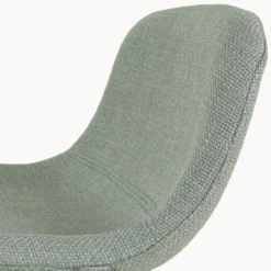 Barkruk Nino-Mats zwart onderstel saliegroen 65 cm