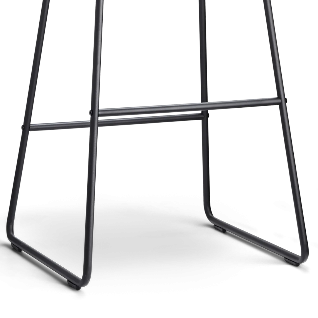 Barkruk Nino-Mats zwart onderstel saliegroen 65 cm