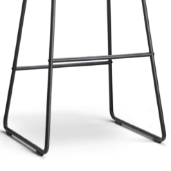 Barkruk Nino-Otis H75 cm zwart onderstel forestgroen
