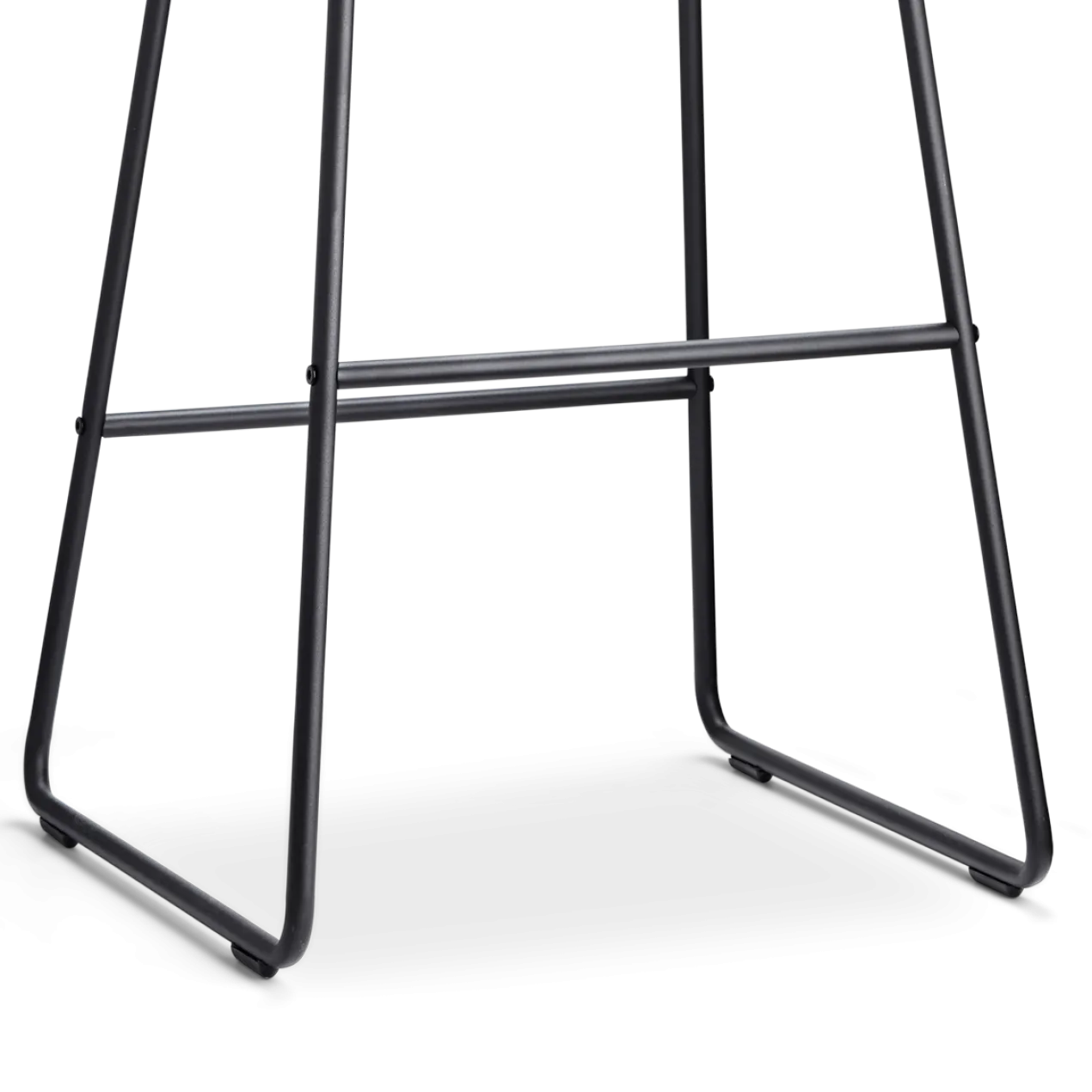 Barkruk Nino-Otis lichtgrijs - zwart - 65 cm - set van 2