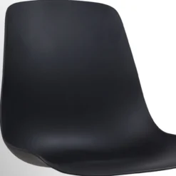 Barkruk Nino-Pip zwart - zwart onderstel - 65 cm