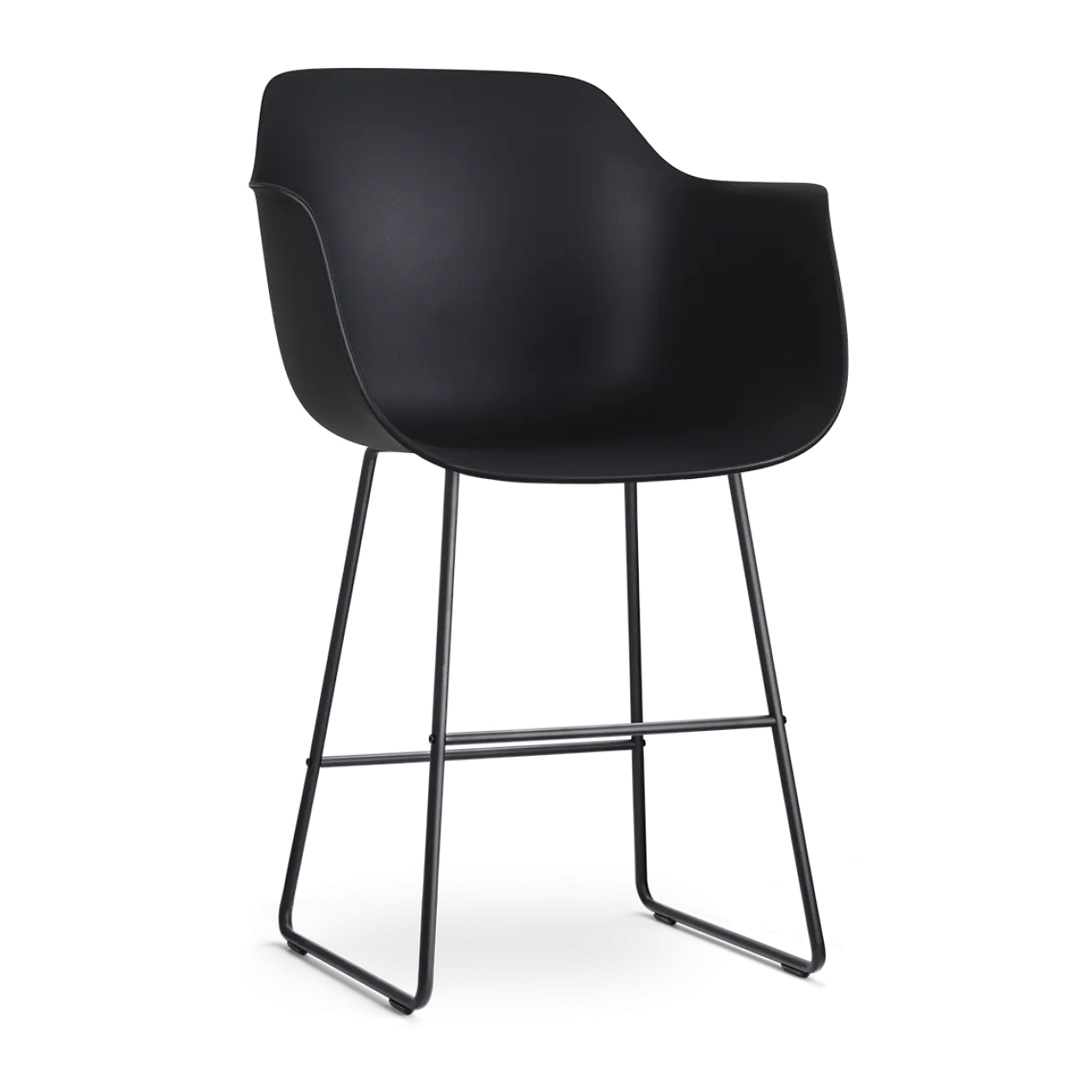 Barkruk Nino-Puk zwart H65 cm