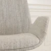 Barkruk Niva-Eef draaibaar tulp beige gemêleerd zwart