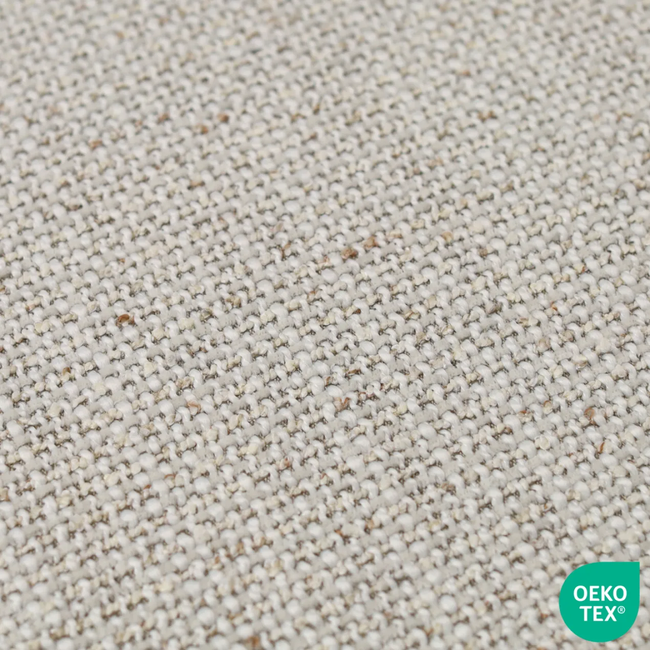 Barkruk Niva-Eef draaibaar tulp beige gemêleerd zwart