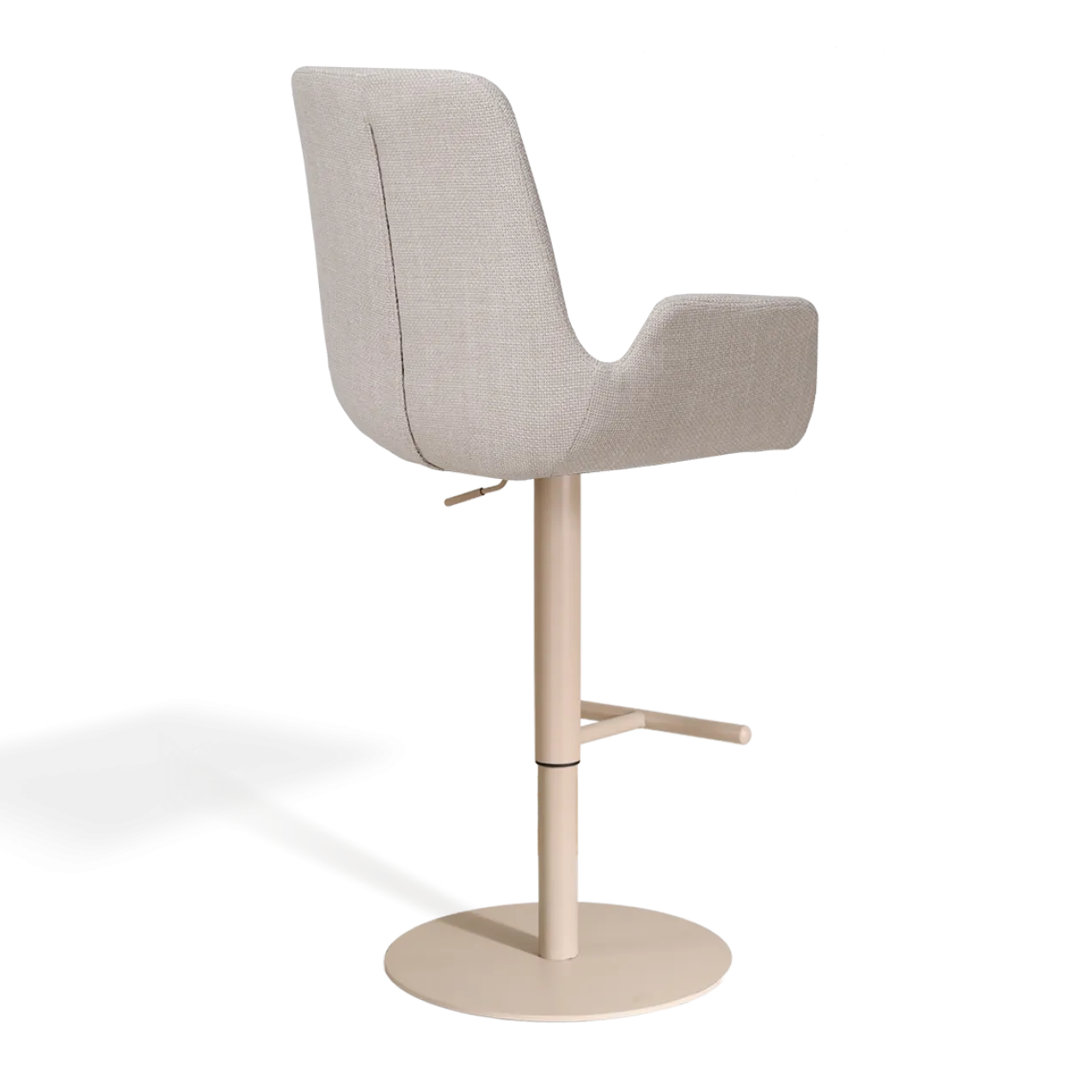 Barkruk Niva-Eef draaibare tulp beige Beige