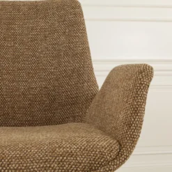 Barkruk Niva-Eef draaibare tulp bruin blend Beige
