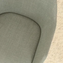 Barkruk Niva-Mae draaibare tulp saliegroen Beige