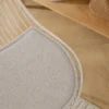 Barkruk Pleun H65 cm grijsbeige met zitkussen
