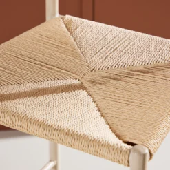 Barkruk Rian rotan zitting beige 67 cm
