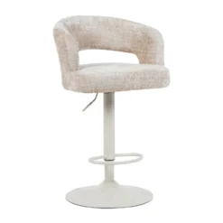 Barkruk Vince beige onderstel beige
