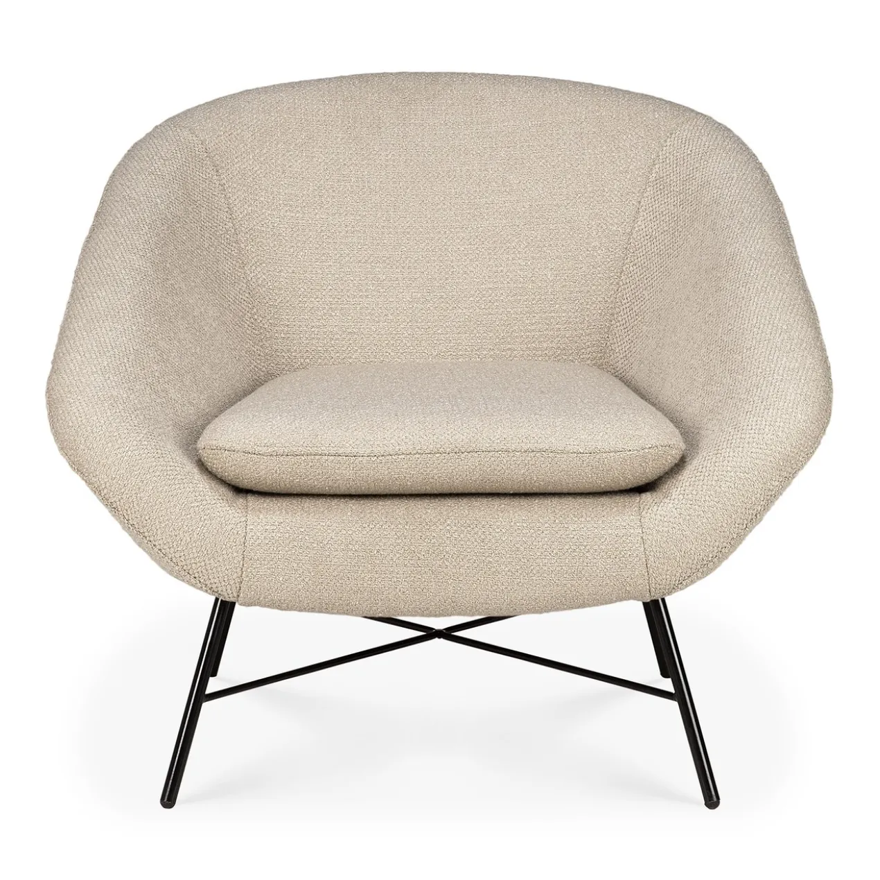 Barrow lounge chair - off white