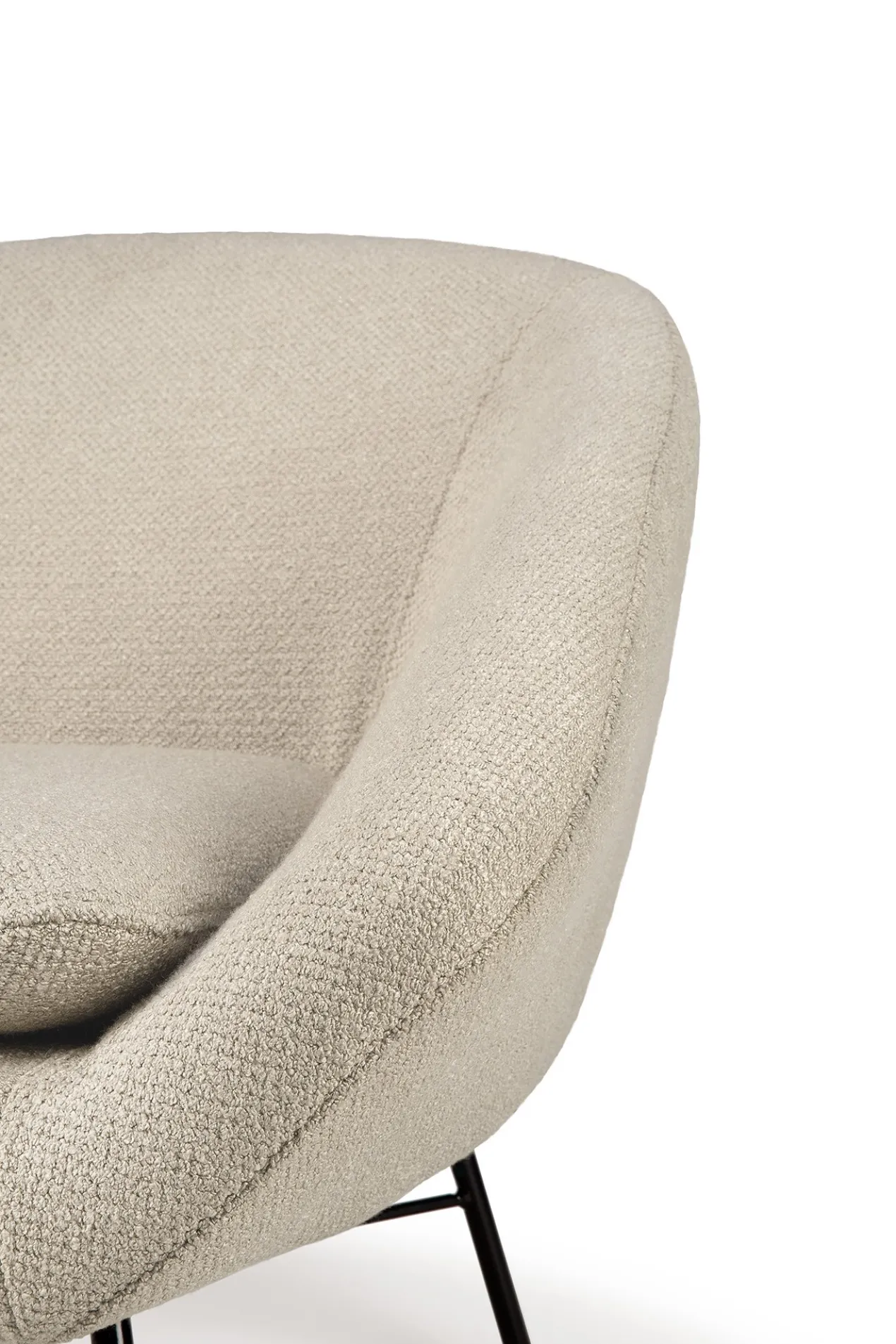 Barrow lounge chair - off white