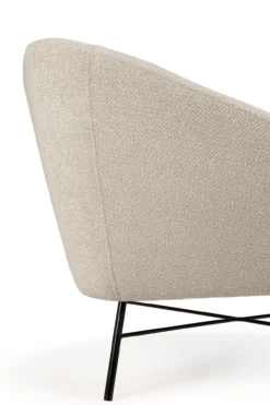 Barrow lounge chair - off white