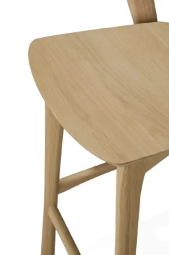 Barstoel Bok gelakt eiken 76