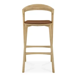 Barstoel Bok gelakt eiken/cognac 76