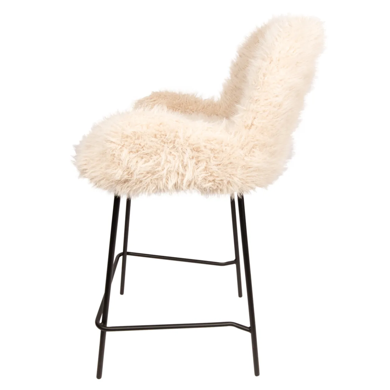 Barstoel Hair (set van 2) Barstoel Hair-set van 2-beige