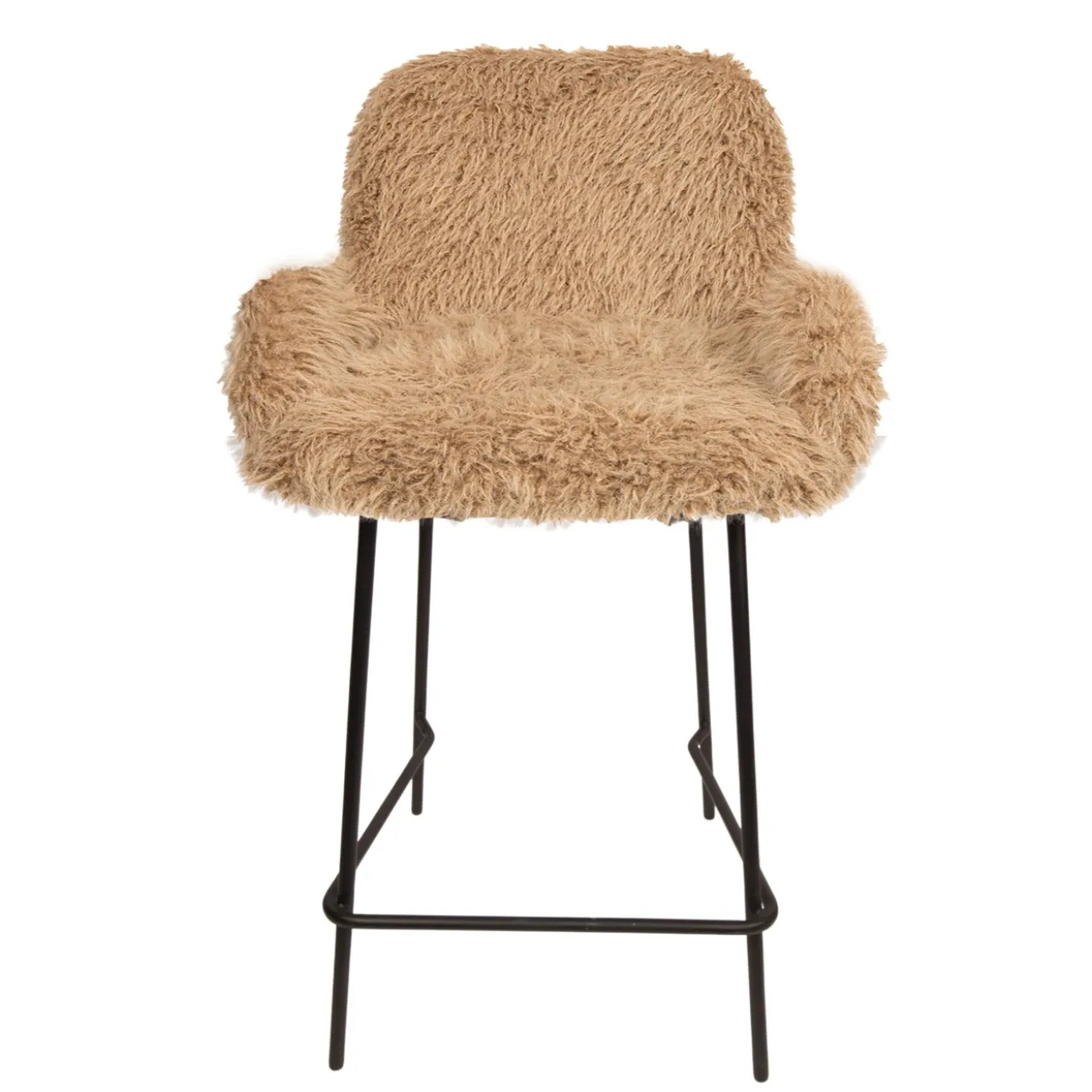 Barstoel Hair (set van 2) Barstoel Hair-set van 2-bruin