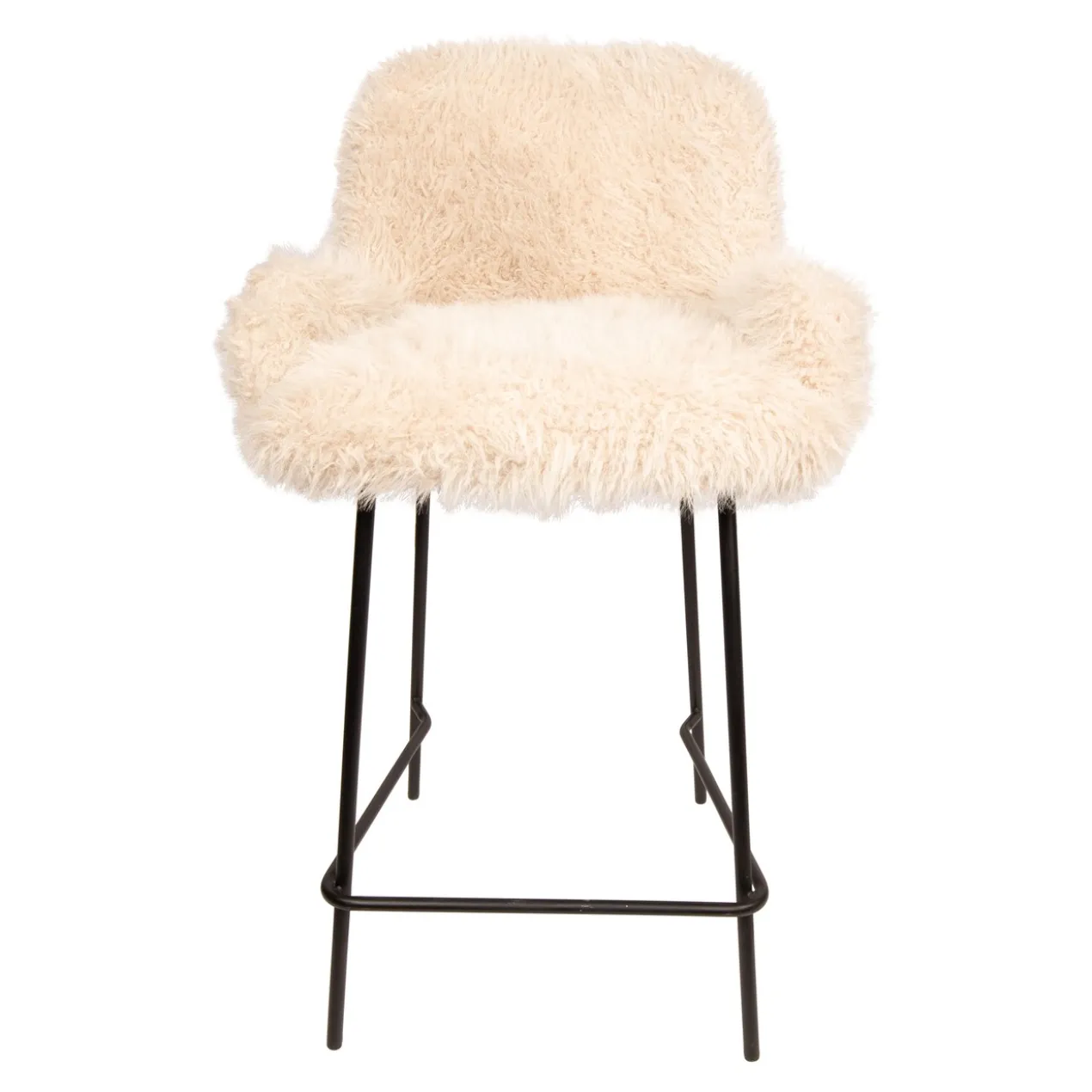 Barstoel Hair (set van 2) Barstoel Hair-set van 2-beige (Kopie)