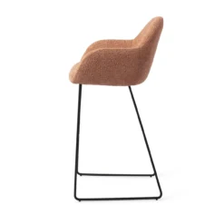 Barstoel Kushi bar slide black amber autumn