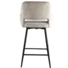 Barstoel Pim Velvet Beige M