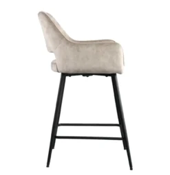 Barstoel Pim Velvet Beige M