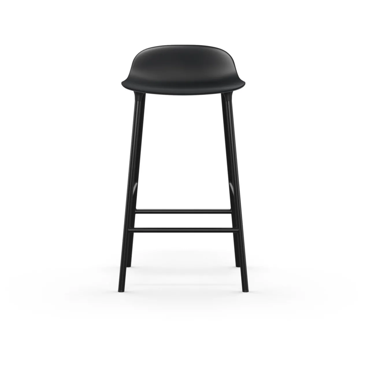 Bar Stool Form Steel black 65 cm