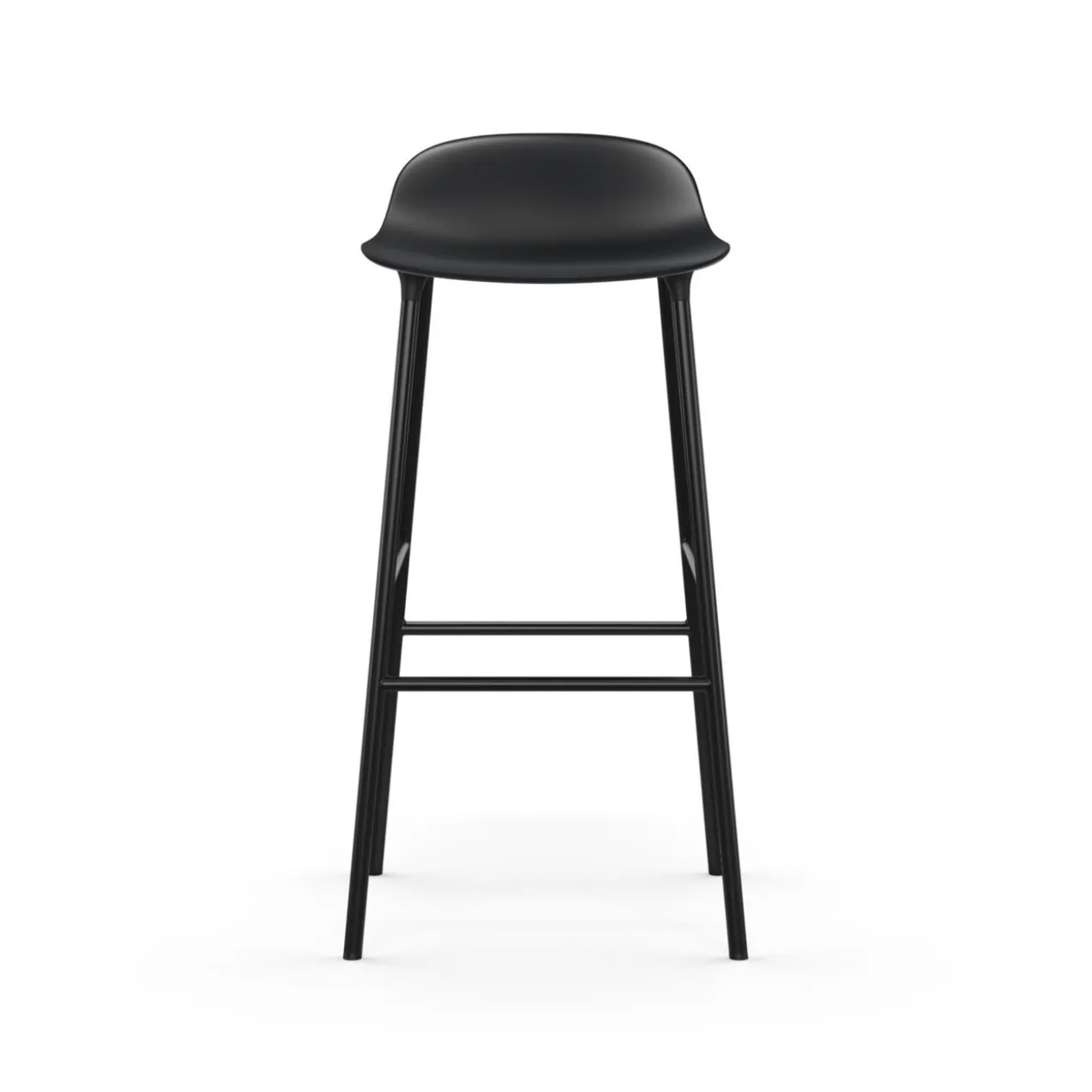 Bar Stool Form Steel black 75 cm