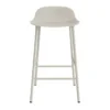 Bar Stool Form Steel light grey 65 cm