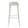 Bar Stool Form Steel light grey 75 cm