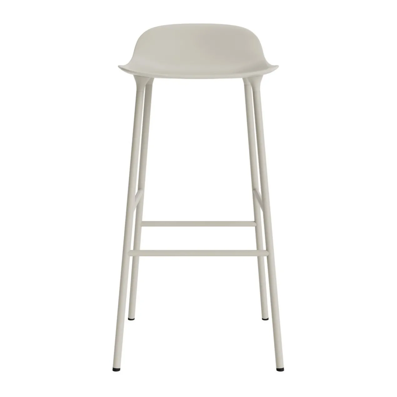 Bar Stool Form Steel light grey 75 cm