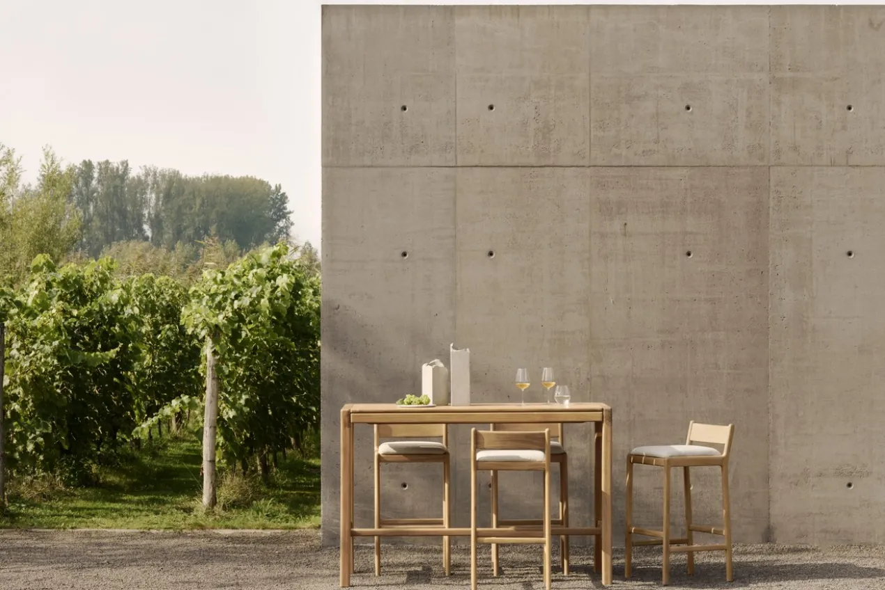 Bartafel Jack outdoor teak 160x80 cm
