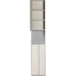 Basu smalle kast 40cm grenen dust incl. concrete decor [fsc]