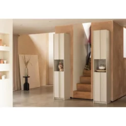 Basu smalle kast 40cm grenen dust incl. concrete decor [fsc]