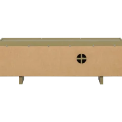 Basu tv meubel 152 cm grenen moss [fsc]