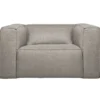 Bean fauteuil incl. kussen lichtgrijs