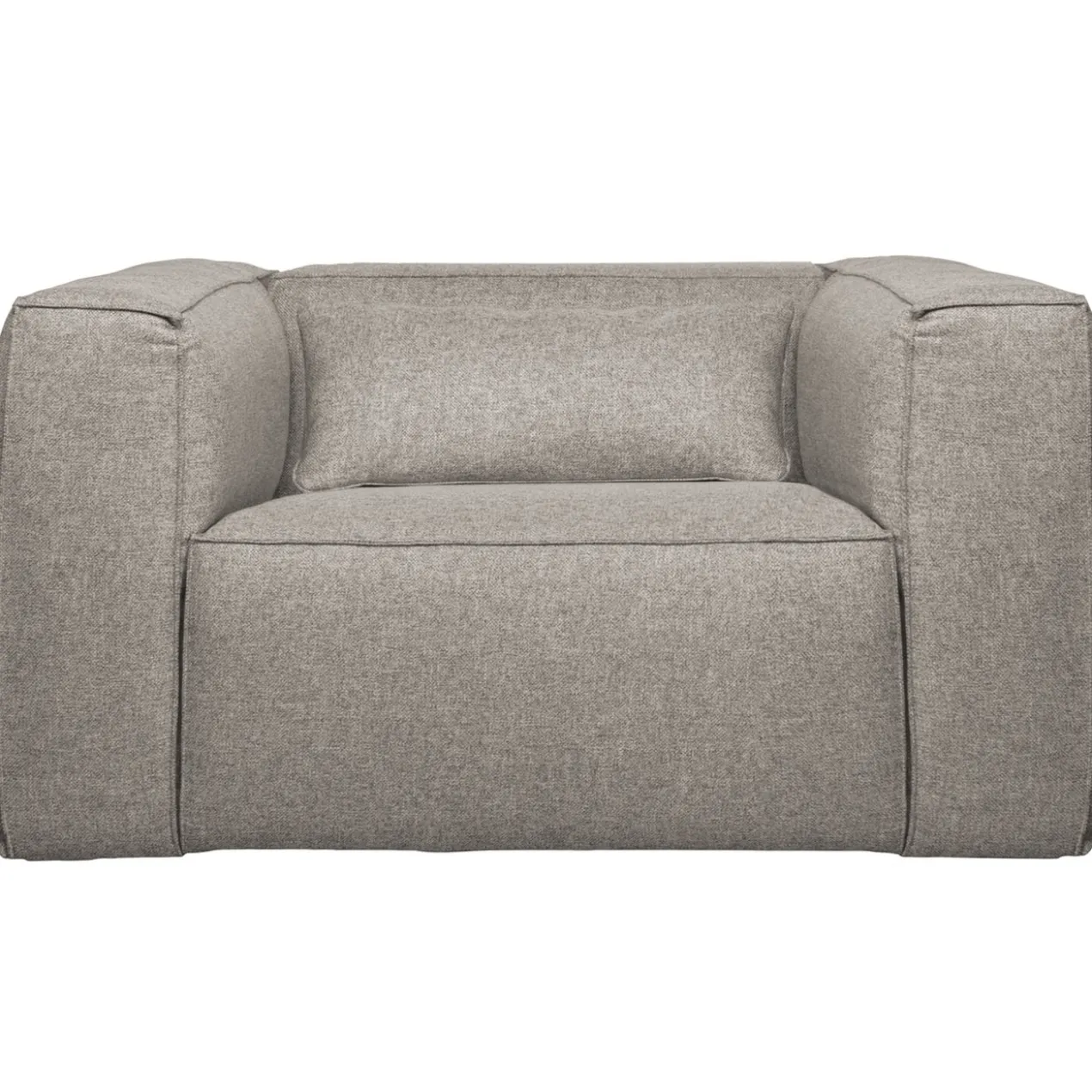 Bean fauteuil incl. kussen lichtgrijs