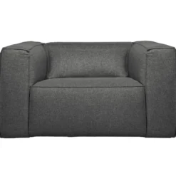 Bean fauteuil incl. kussen middengrijs gemeleerd