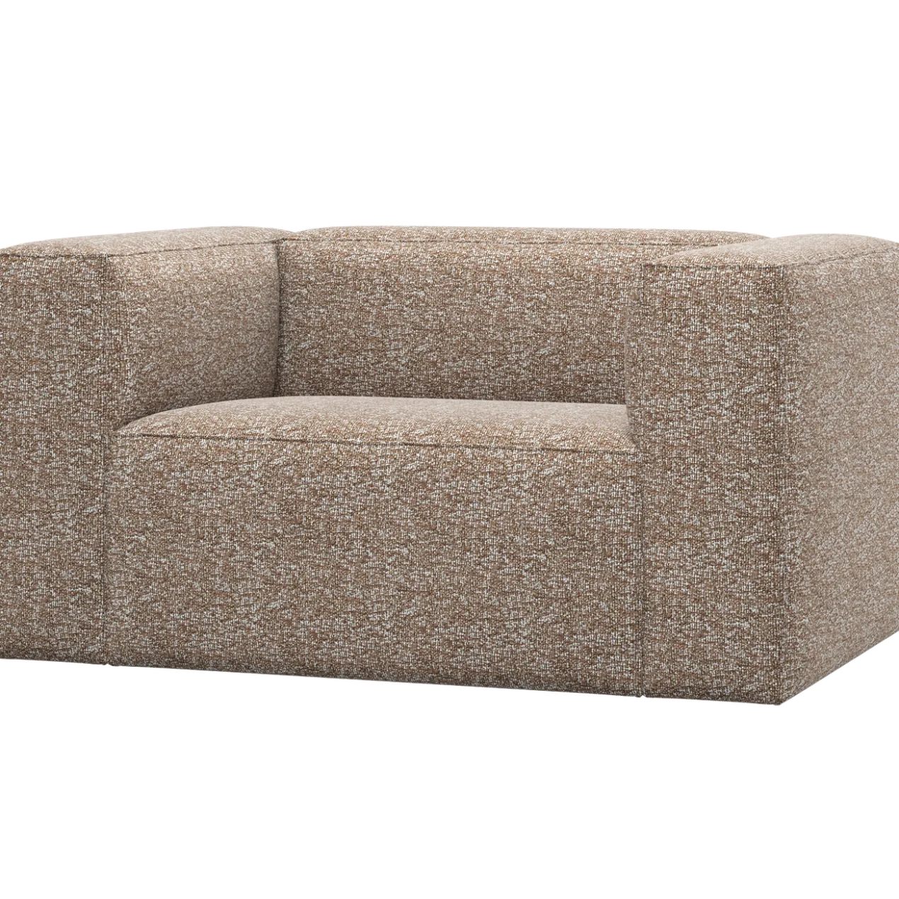 Bean fauteuil lichtbruin melange