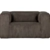 Bean fauteuil ribstof mud