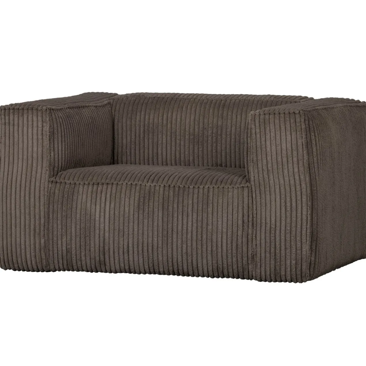 Bean fauteuil ribstof mud