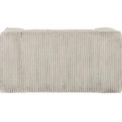 Bean fauteuil ribstof naturel